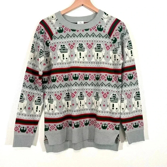 Disney R2D2 Light Up Christmas Sweater - Picture 1 of 8